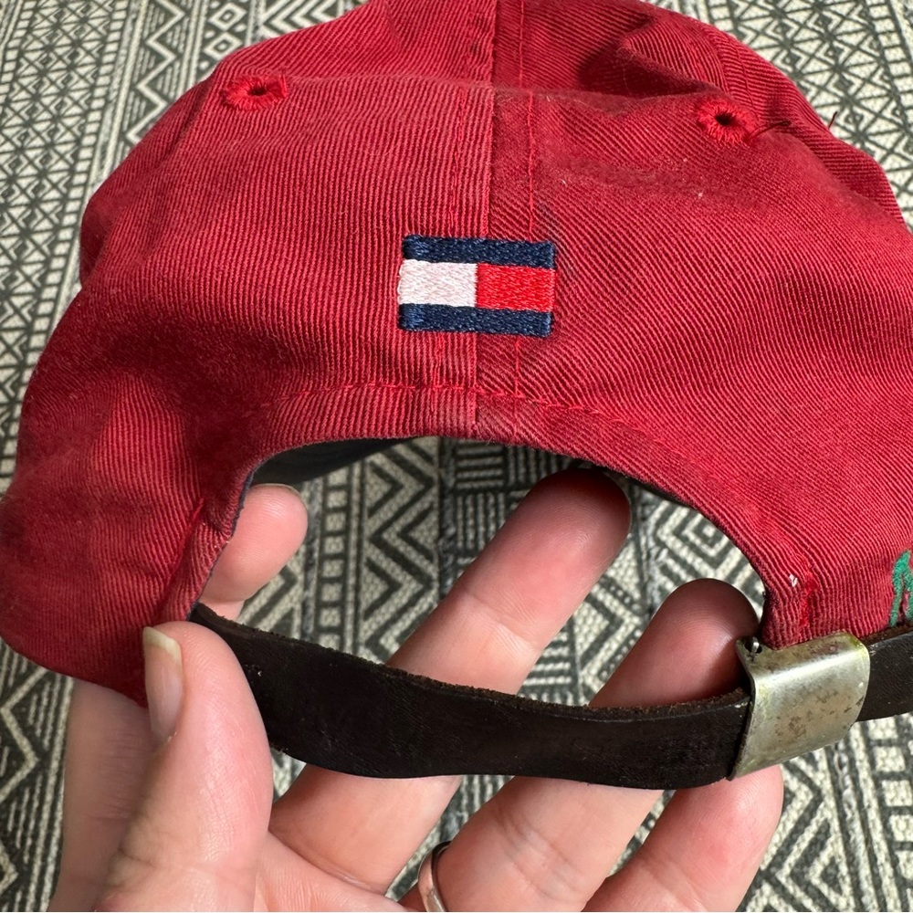 Tommy Hilfiger Vintage Y2K 2001 All American Red Cap - Picture 6 of 10